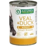 Adult dog food with veal & duck, highly digestible, supporting lean muscles and overall health