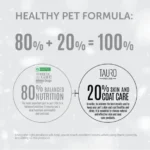 Wheat free puppy food with salmon & krill for small red coat puppies, supporting healthy skin, shiny coat, and growth