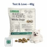 NATURE’S PROTECTION Superior Care – White Dogs, with Insect and Rice, Adult Dog, MEDIUM KIBBLE, 40 g "Try Me"/ 4 kg