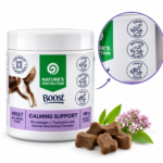 Nature's Protection Boost Calming Support Soft Chews for Dogs – Stress & Nervous System Support - 180 g