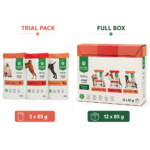 NATURE'S PROTECTION PRIME Variety Pack – Chicken & Salmon, Chicken & Beef, Chicken & Lamb – Adult Dog Wet Food – 3 × 85 g / 12 × 85 g