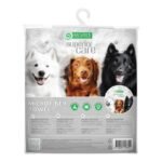 Round Microfibre Towel – Nature’s Protection Design – Three Dogs & Tassels – 150 × 150 cm  ''Dispatch from 28 September.