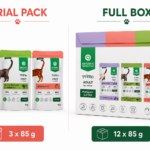 NATURE'S PROTECTION PRIME Variety Pack – Rabbit & Turkey, Turkey with Pheasant & Cranberries, Salmon & Trout – Sterilised Adult Cat Wet Food – 3 × 85 g / 12 × 85 g