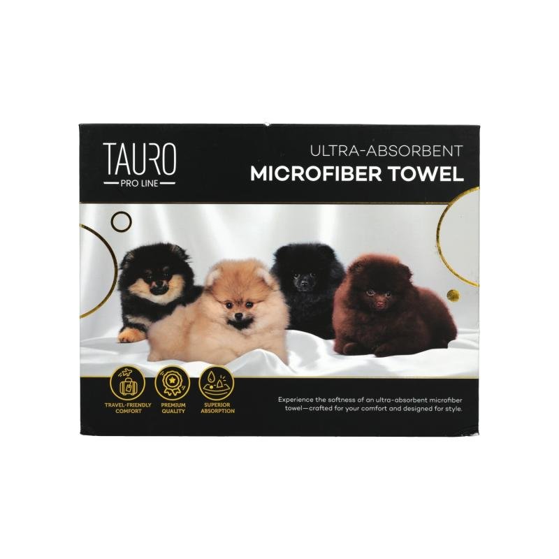 TAURO Pro Line Microfibre Towel – Pomeranian Design – Ultra Absorbent – 80 × 160 cm ”Dispatch from 28 September.